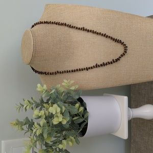 Vintage Natural Gemstone Garnet Chip Necklace